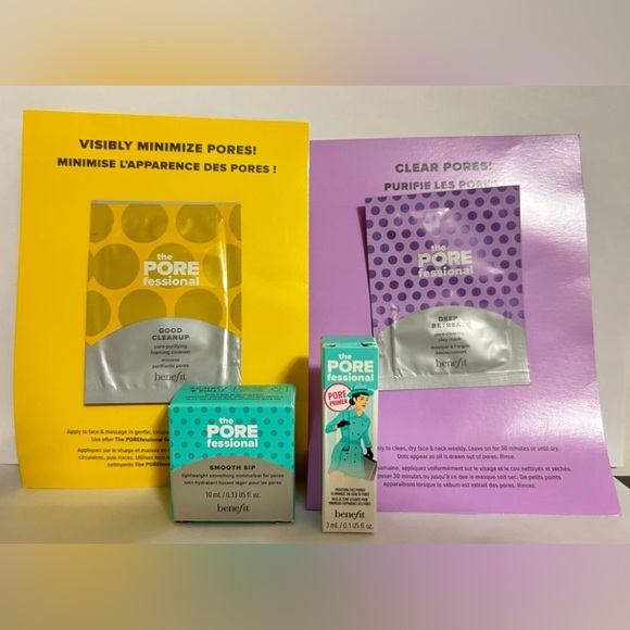 Benefit Other - Benefit Skincare Mask Set - Yellow, Purple, Blue